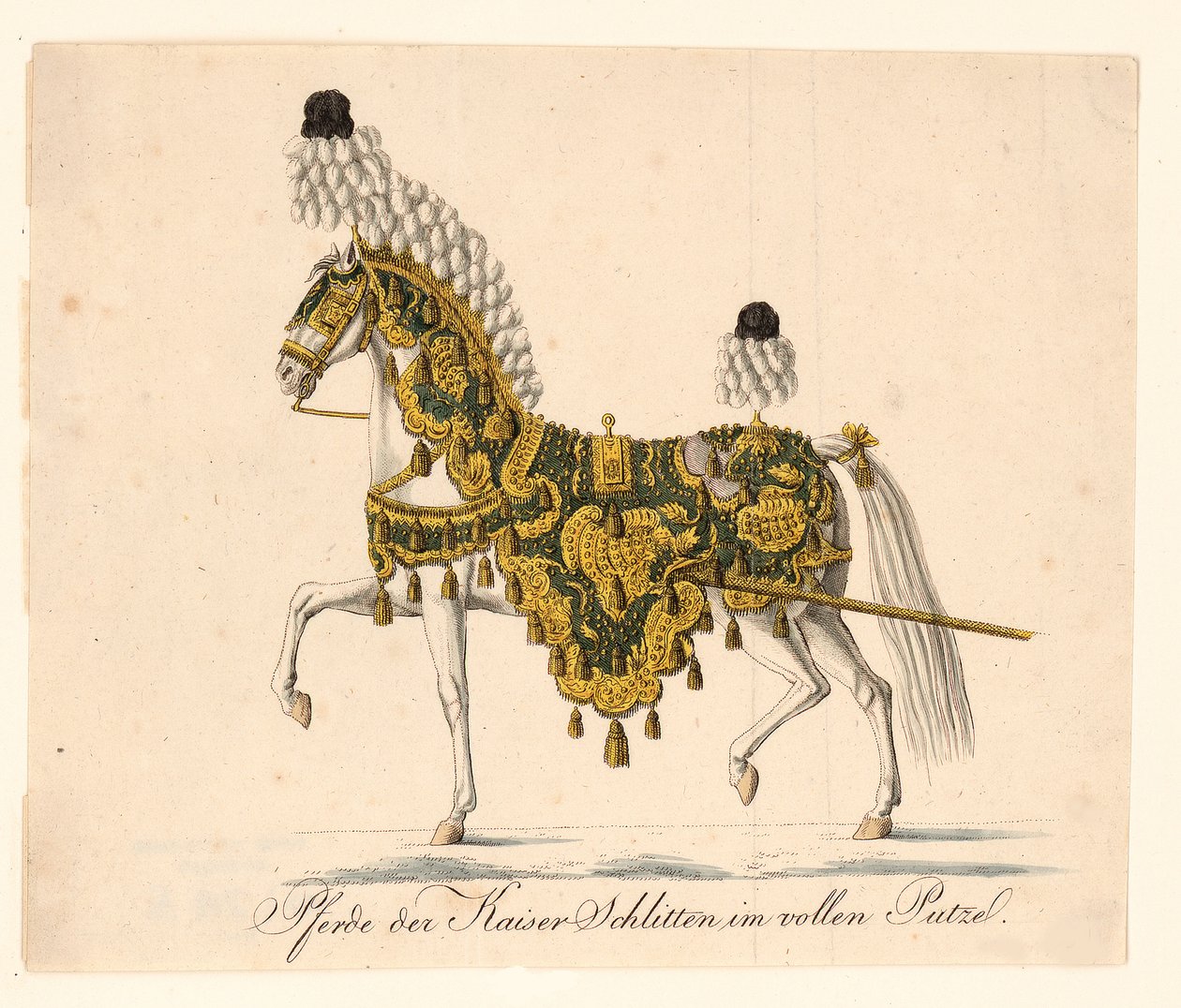 Decorated Horse Furniture of the Emperor