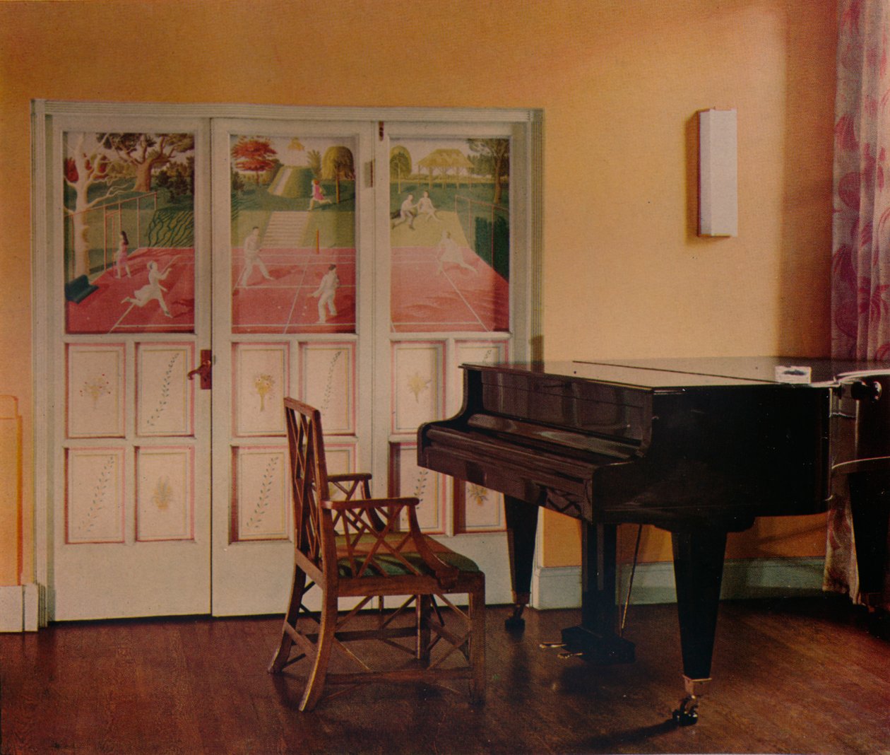 Decoration by Eric Ravilious at Sir Geoffrey Fry