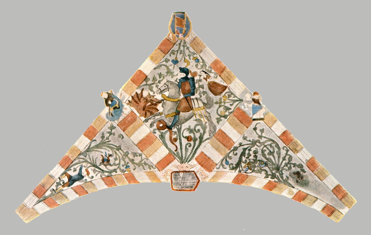 Decoration in St Peters Church, Bastogne, Belgium by Unbekannt
