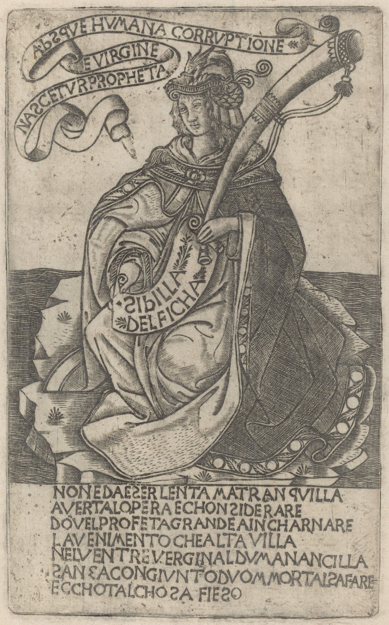 Delphian Sibyl, early 15th century by Unbekannt