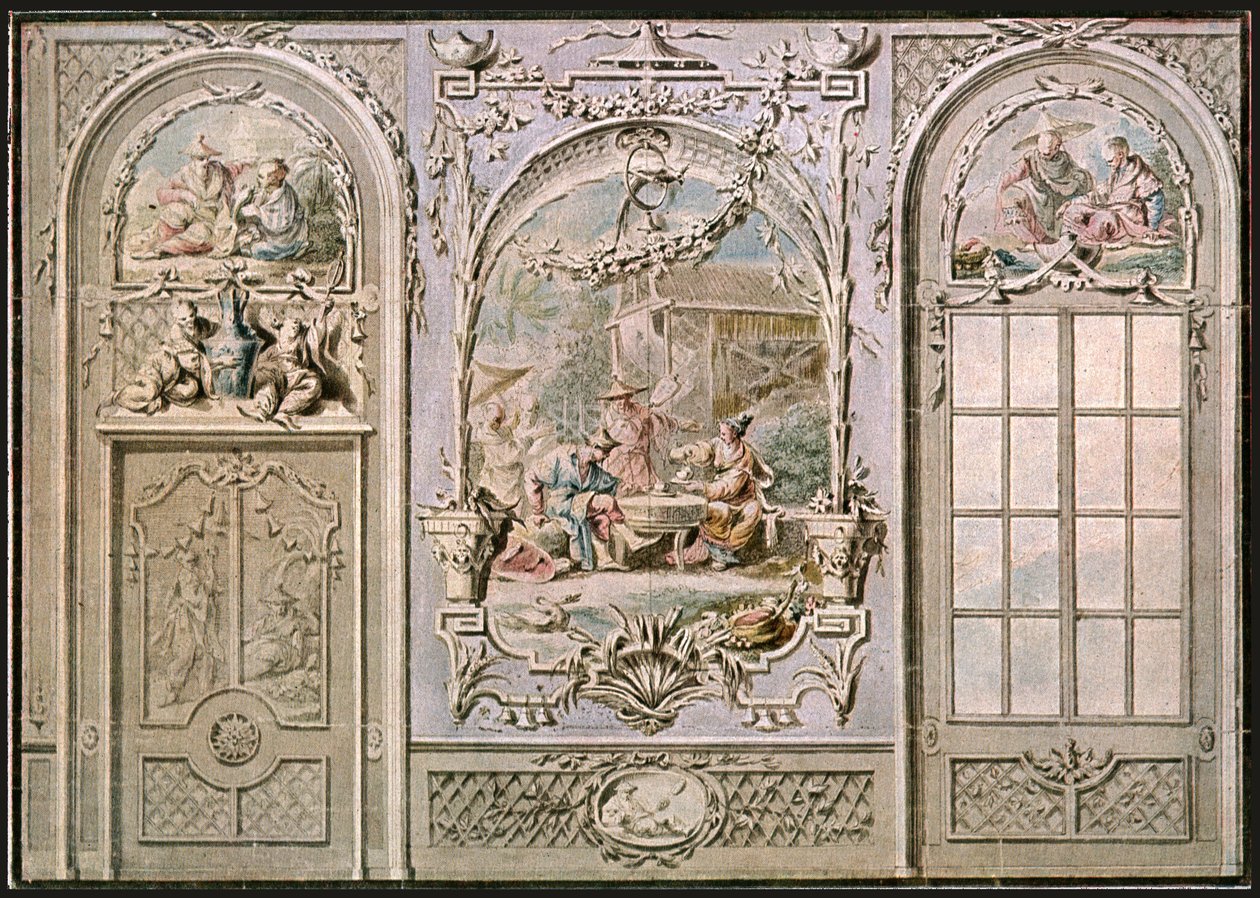 Design for Mural Decoration, Italy, 1928 by Unbekannt