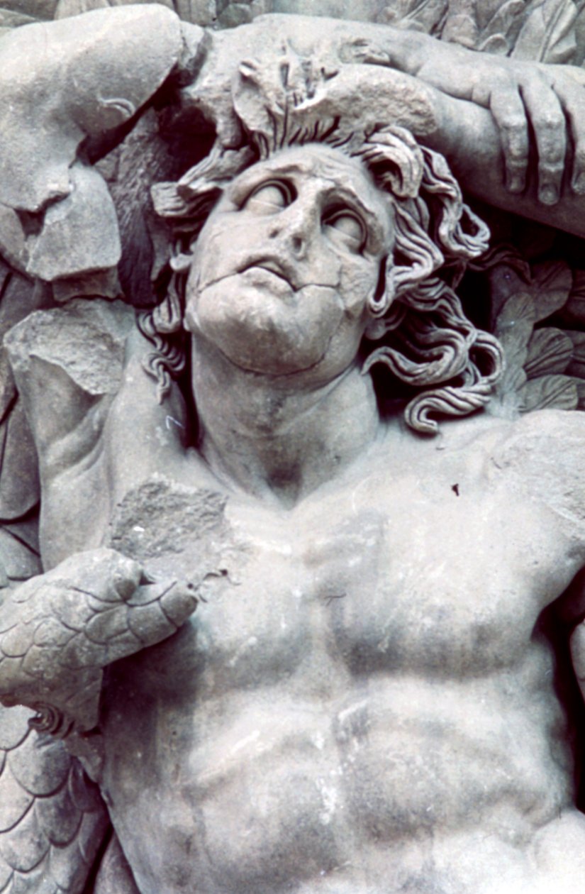 Detail from the Great Frieze of the Pergamon Altar by Unbekannt