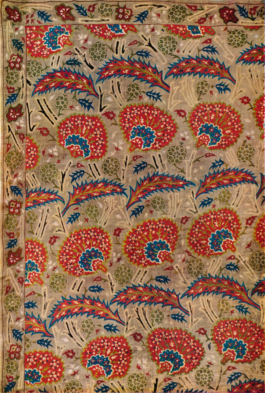 Detail of Curtain, from Turkey, c. 1650 by Unbekannt