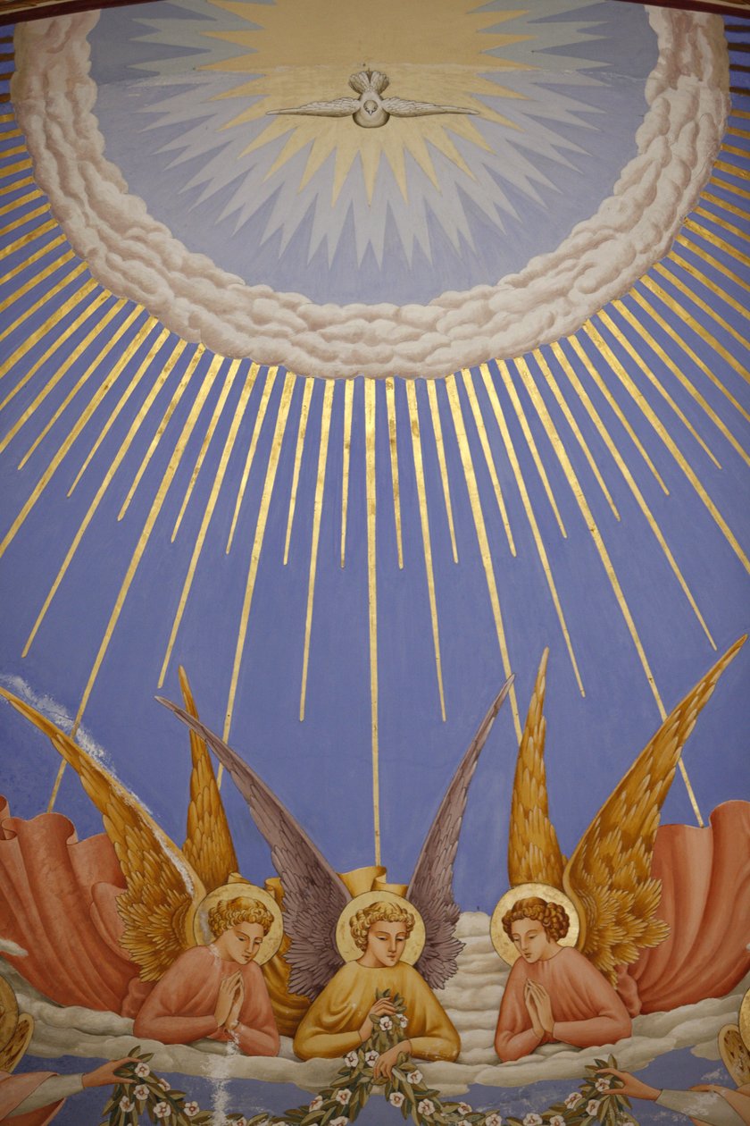 Angels (detail), Visitation Church, Ein Kerem, Israel by Unbekannt