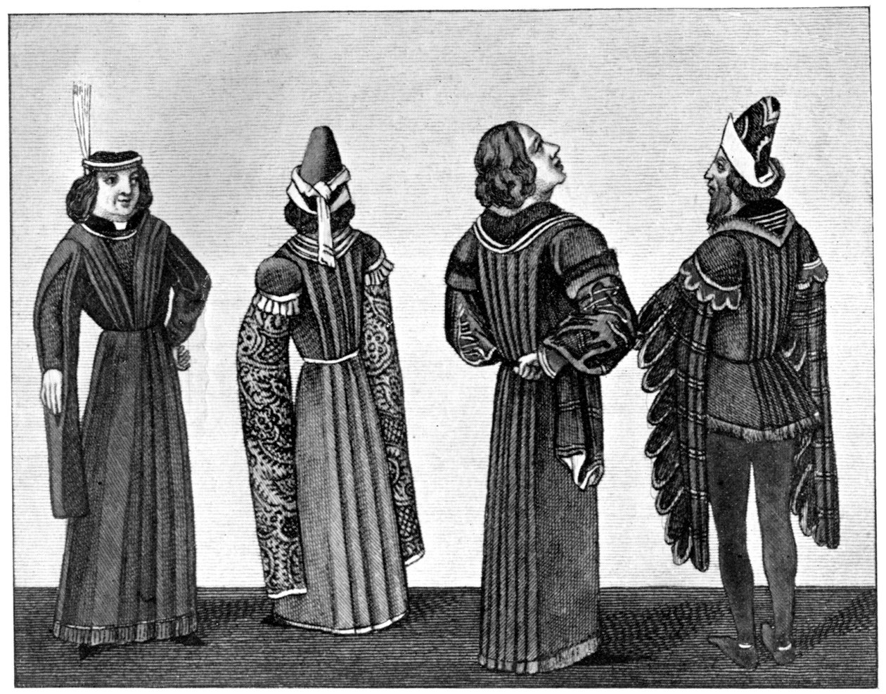 Development of the Sleeve, 15th Century, 1910 by Unbekannt