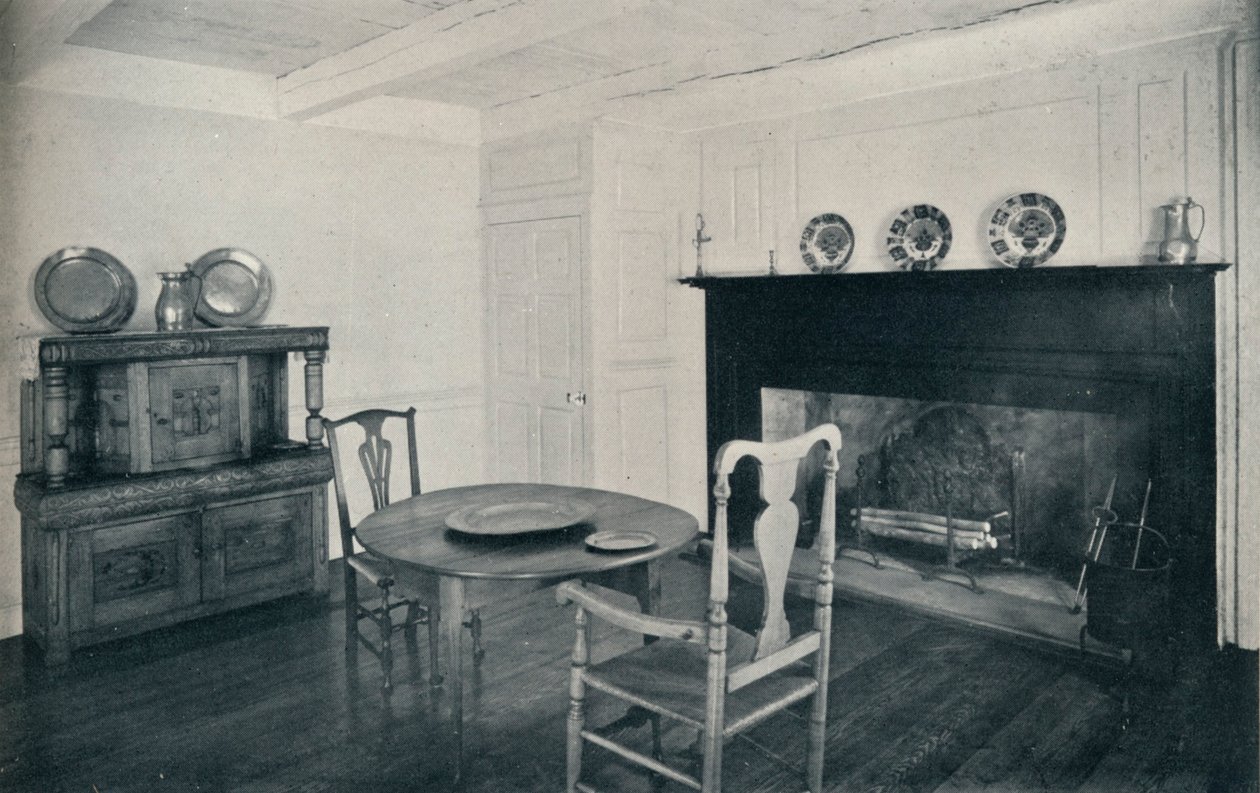 Dining Room, from the Shenk House, Long Island by Unbekannt