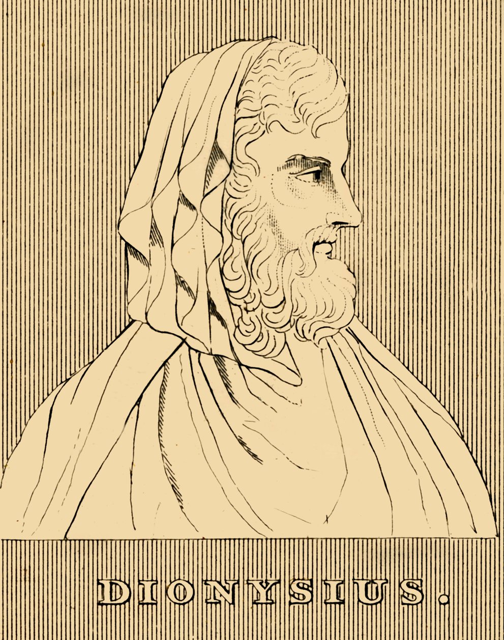Dionysius, c. 432-367 BC, 1830 by Unbekannt