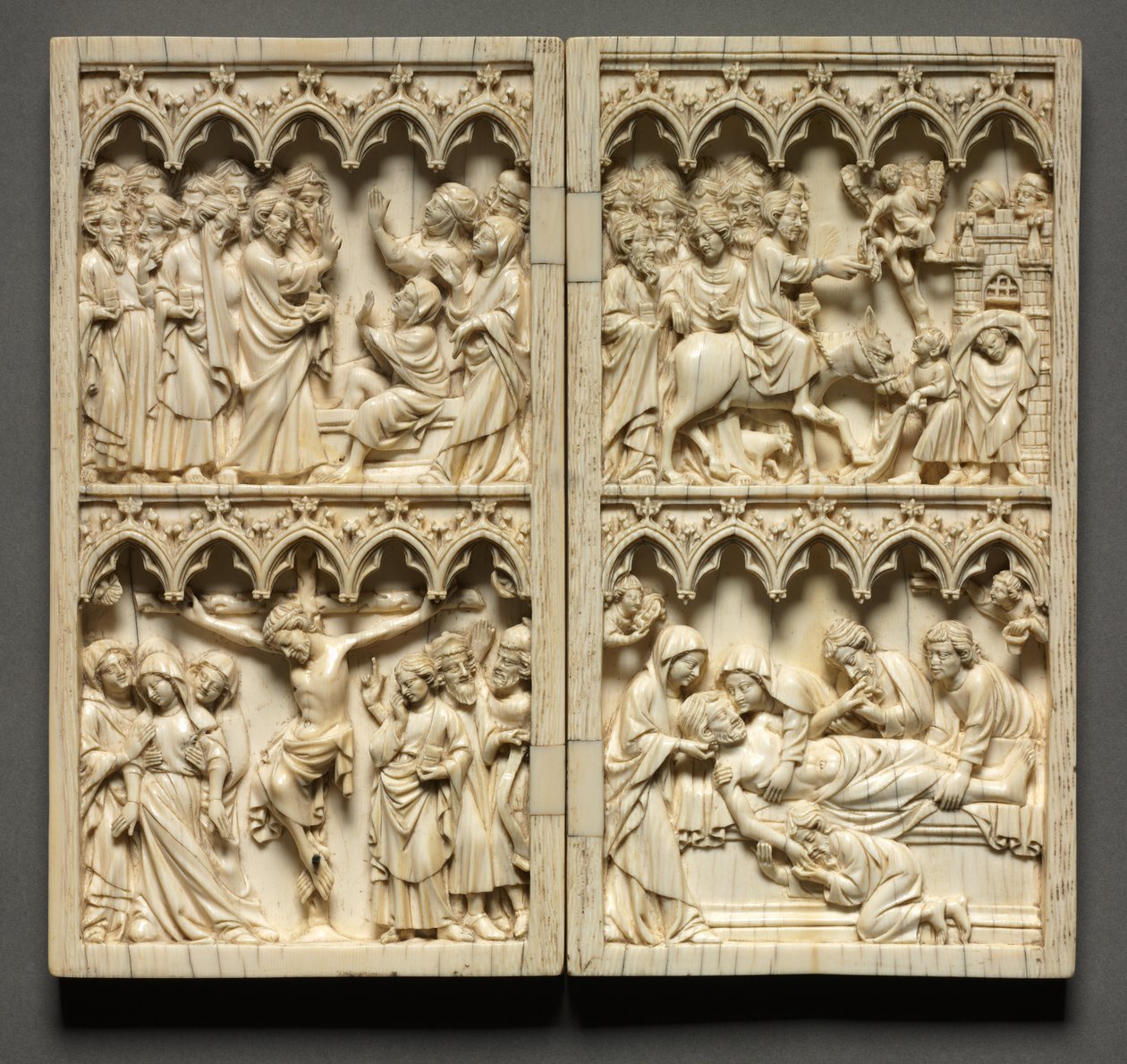 Diptych with Scenes from the Life of Christ (detail) by Unbekannt
