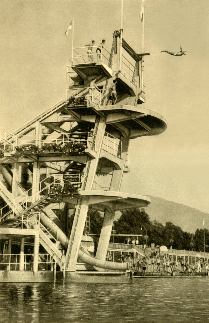 Diving Platform, Millstatt, Carinthia, Austria by Unbekannt