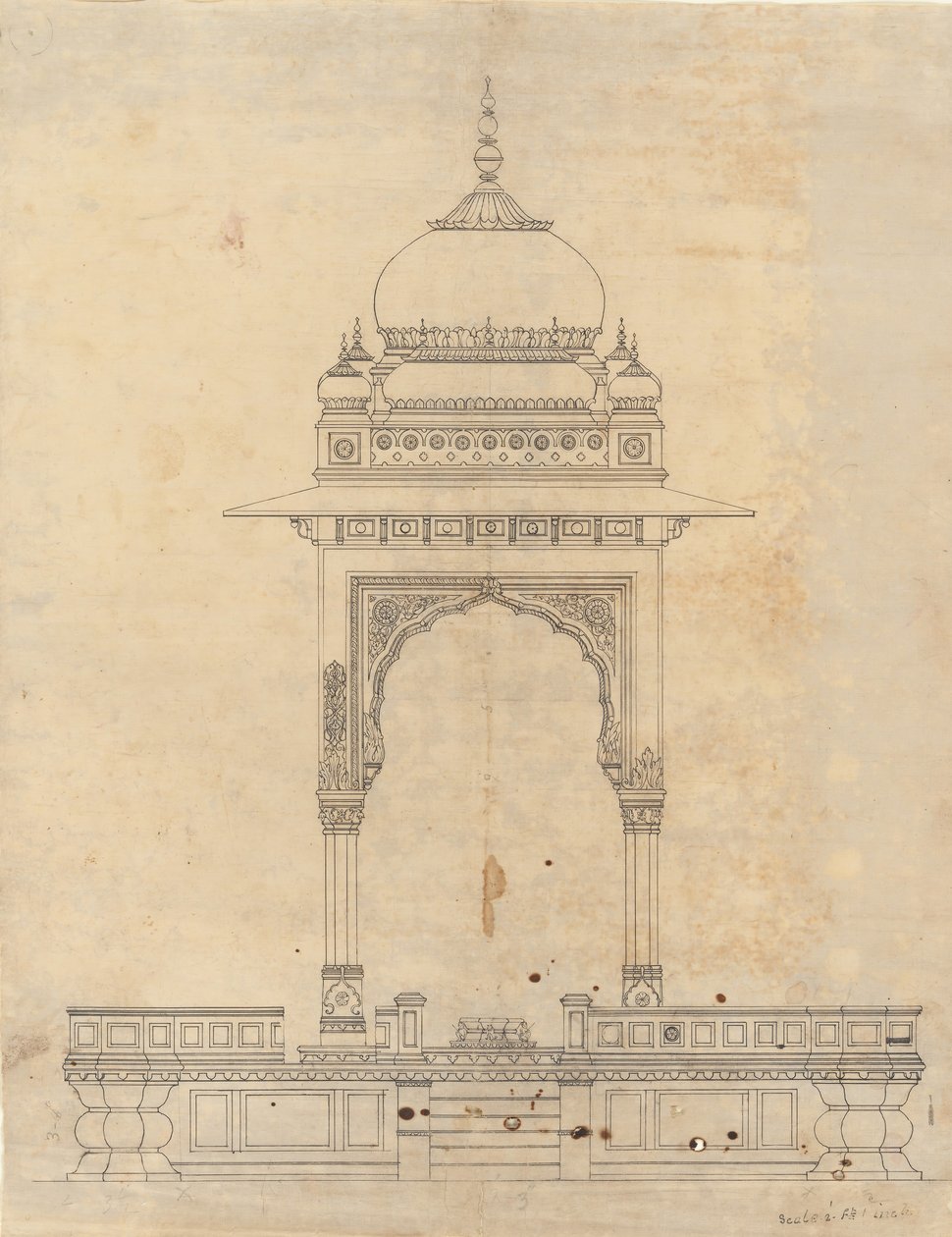 Domed Pavilion, ca. 1830 by Unbekannt