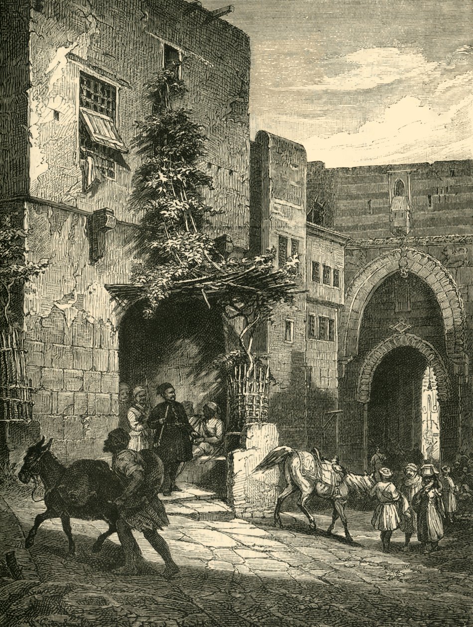 Door of the Mamelukes, The Citadel, Cairo, 1890 by Unbekannt