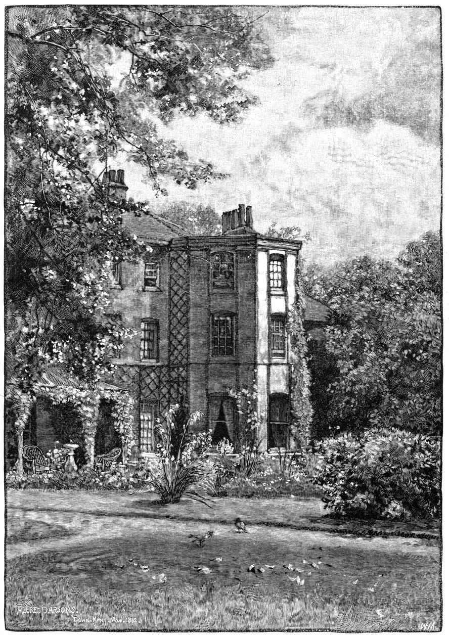 Down House, Near Beckenham, Kent, from the Garden, 1883 by Unbekannt