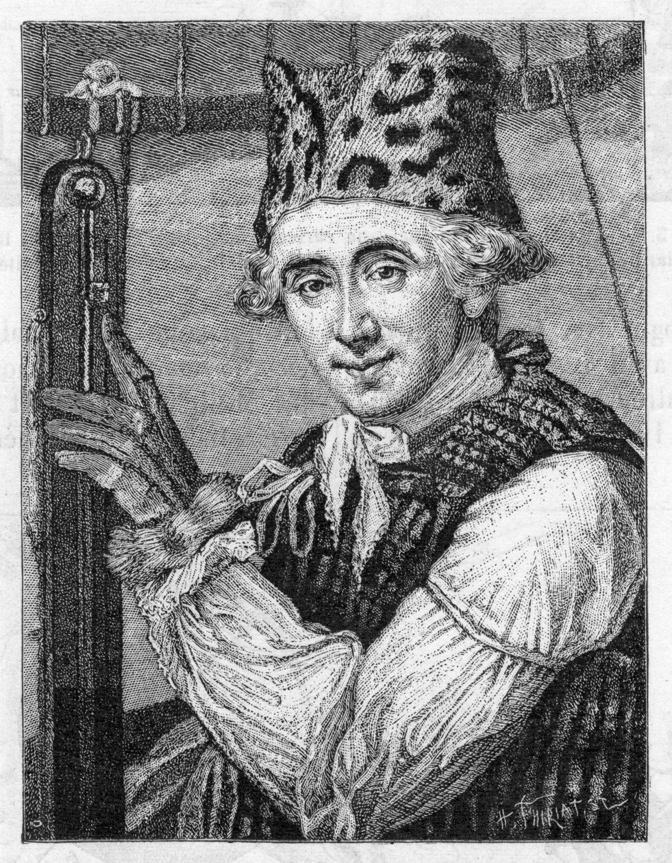 Dr. John Jeffries, American Balloonist, 1786 by Unbekannt