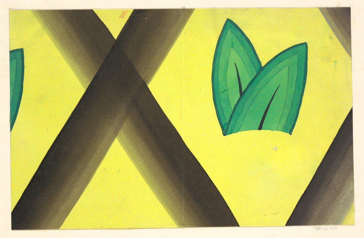Drawing, Textile Design by Unbekannt