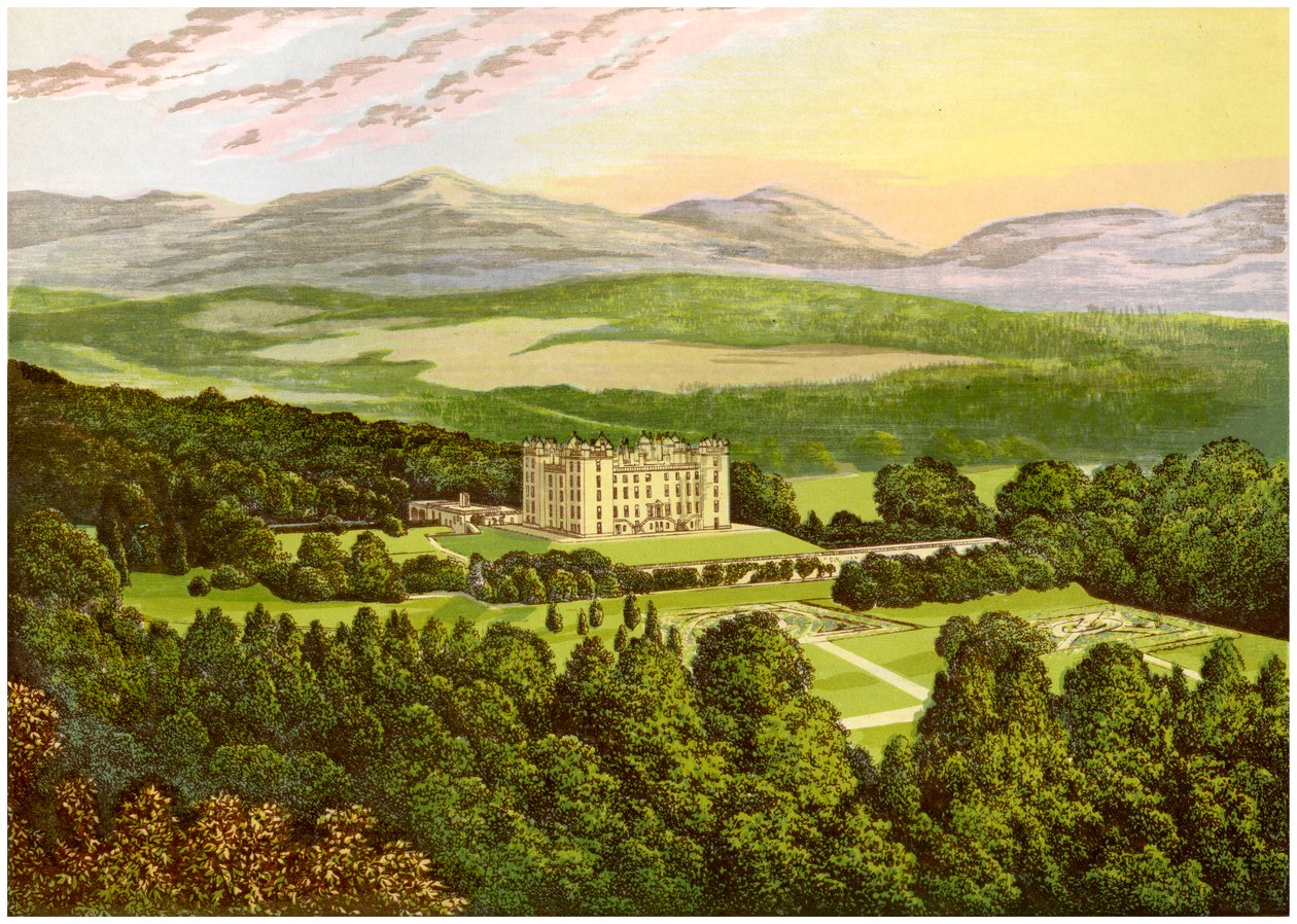 Drumlanrig Castle, Dumfriesshire, Scotland, home of the Duke of Buccleuch, c1880 by Unbekannt
