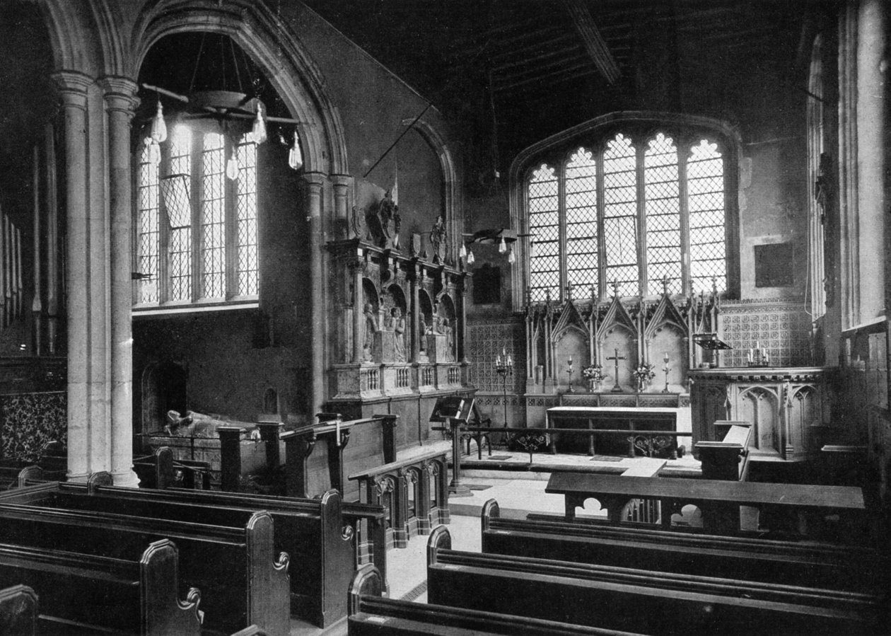 East end of the Chapel of St Peter ad Vincula, Tower of London, 20th century by Unbekannt