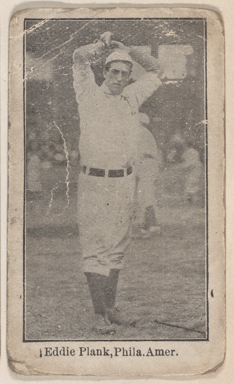 Eddie Plank, Philadelphia, American League, from the Baseball Players set W500 by Unbekannt