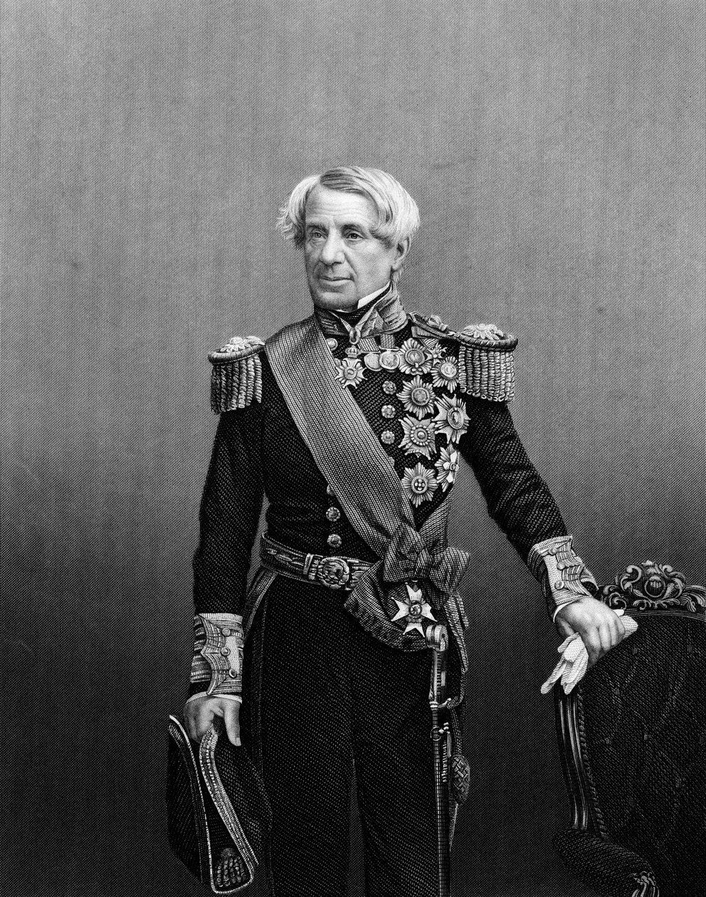 Edmund Lyons, 1st Baron Lyons, British Naval Commander, c1860 by Unbekannt