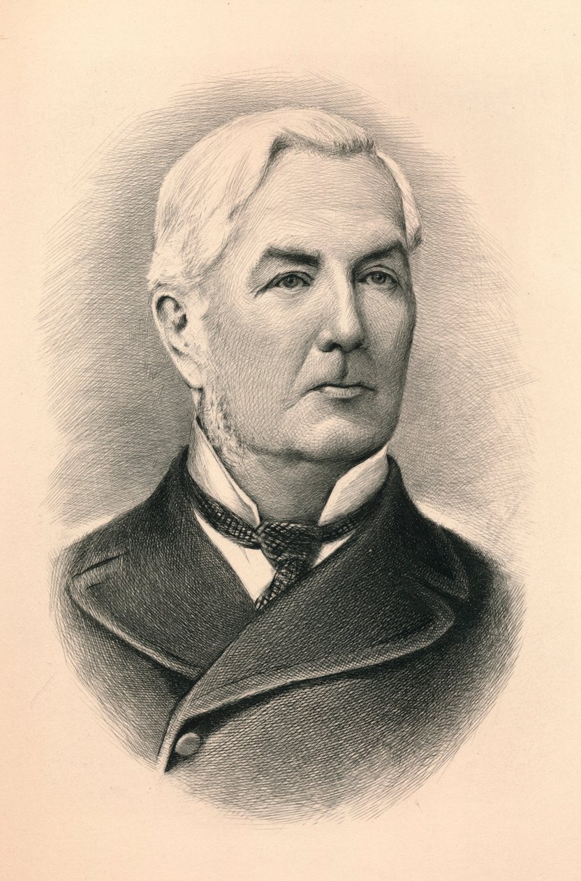 Edward Gibson, 1st Baron Ashbourne, Irish Lawyer and Lord Chancellor of Ireland, 1896 by Unbekannt