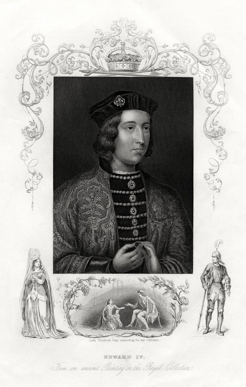 Edward IV, King of England, 1860 by Unbekannt