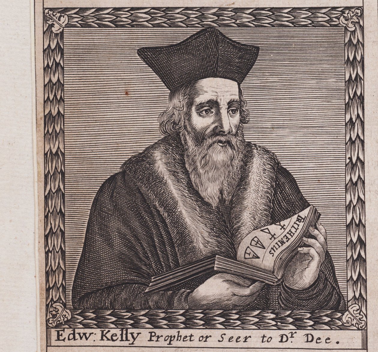 Edward Kelley from The Order of the Inspirati, 1659 by Unbekannt