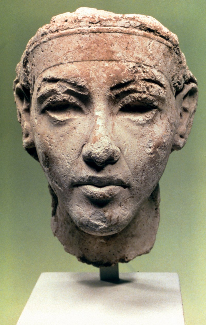 Egyptian Head, Amarna Period, 1350 BC by Unbekannt