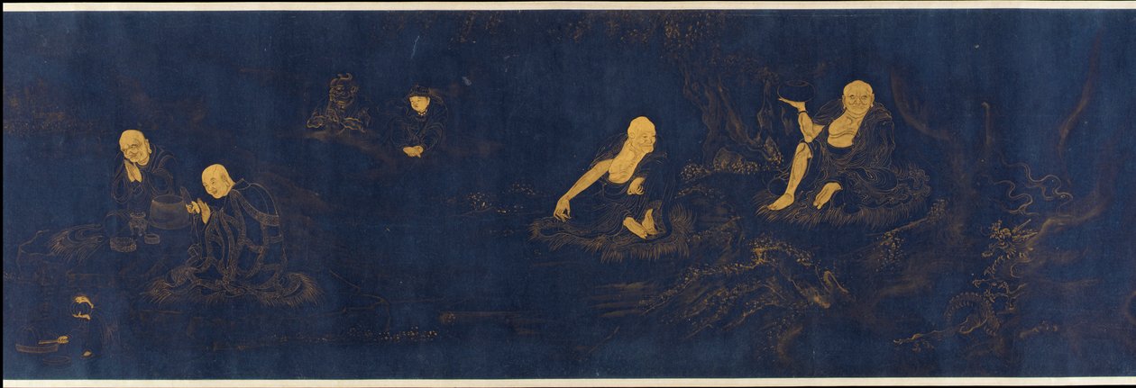 Eighteen Luohans, Ming Dynasty, 16th Century by Unbekannt