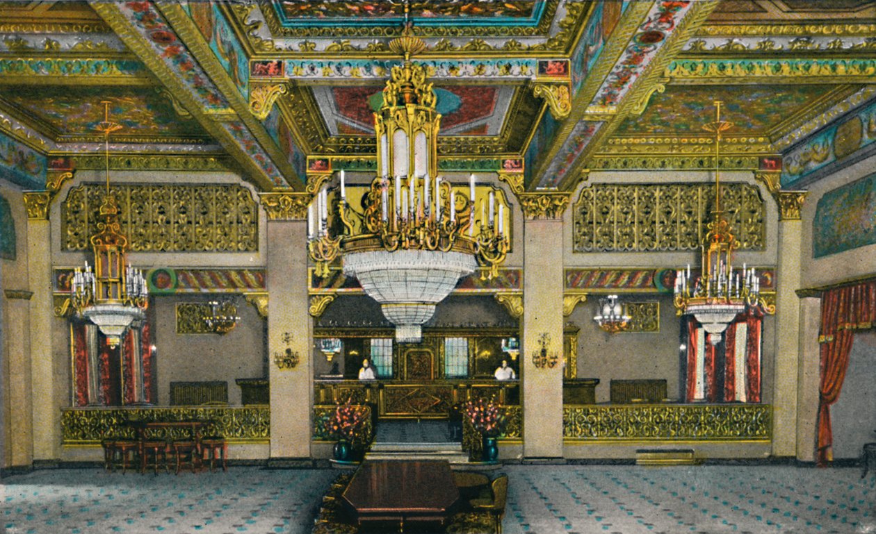 Elaborate Interior of Casino and Famous Gold Bar, Hotel Agua Caliente, c1939 by Unbekannt