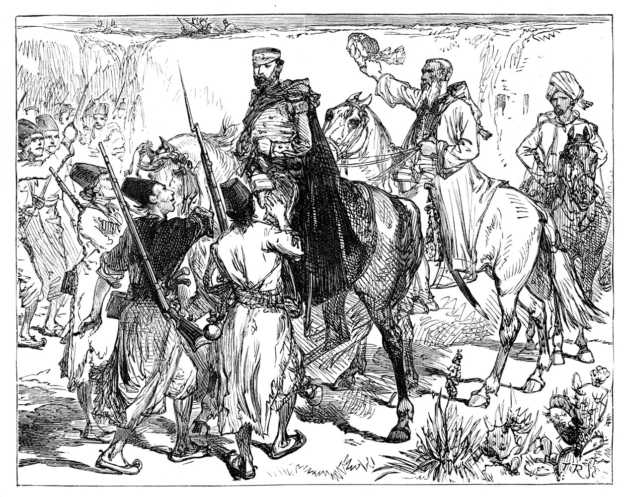 Eldred Pottinger at Herat, Afghanistan, c. 1837 by Unbekannt