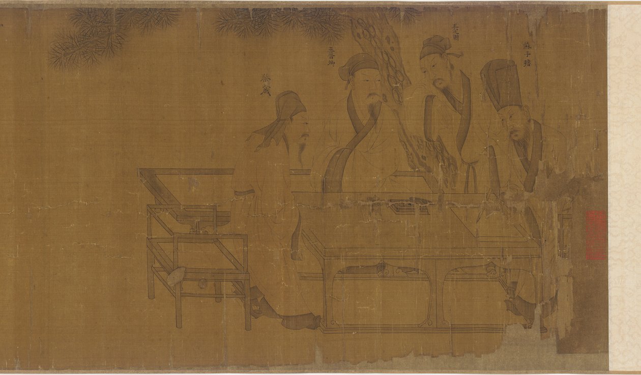 Elegant Gathering in the Western Garden, Ming dynasty, 16th century by Unbekannt