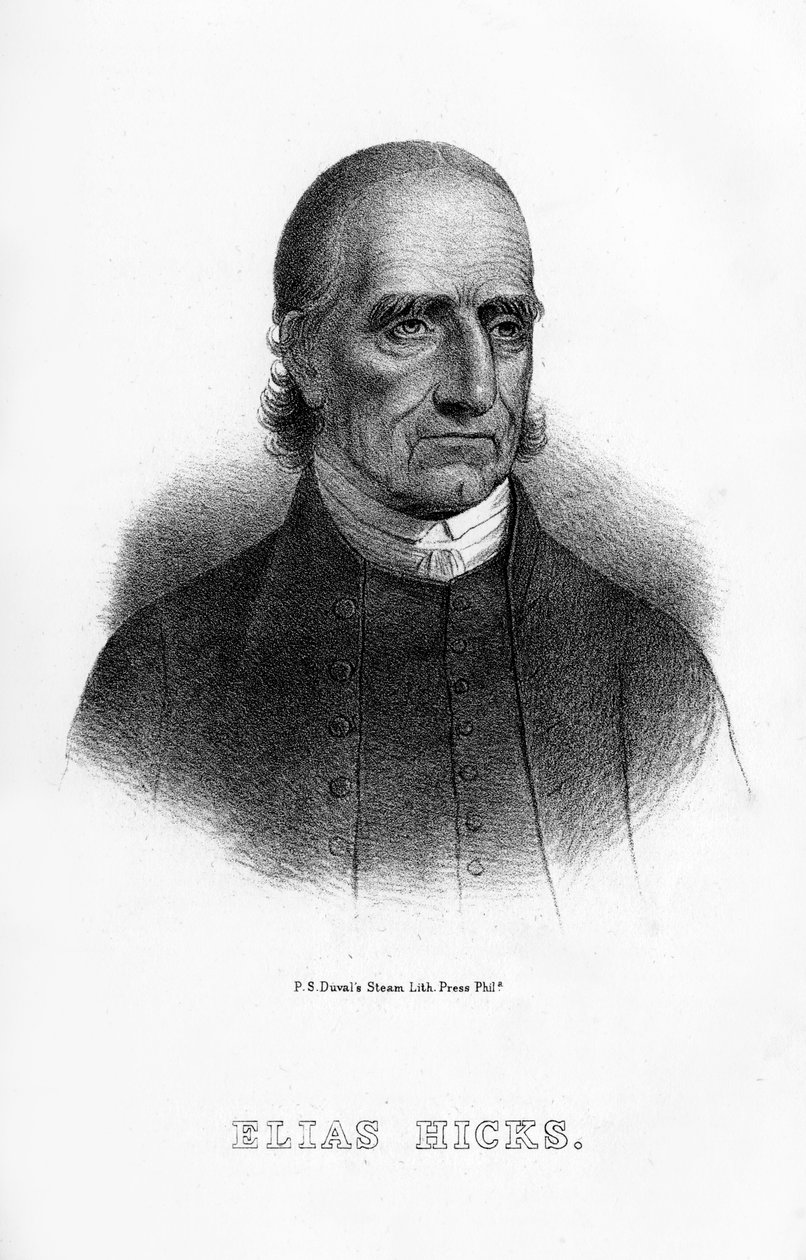 Elias Hicks, American preacher by Unbekannt
