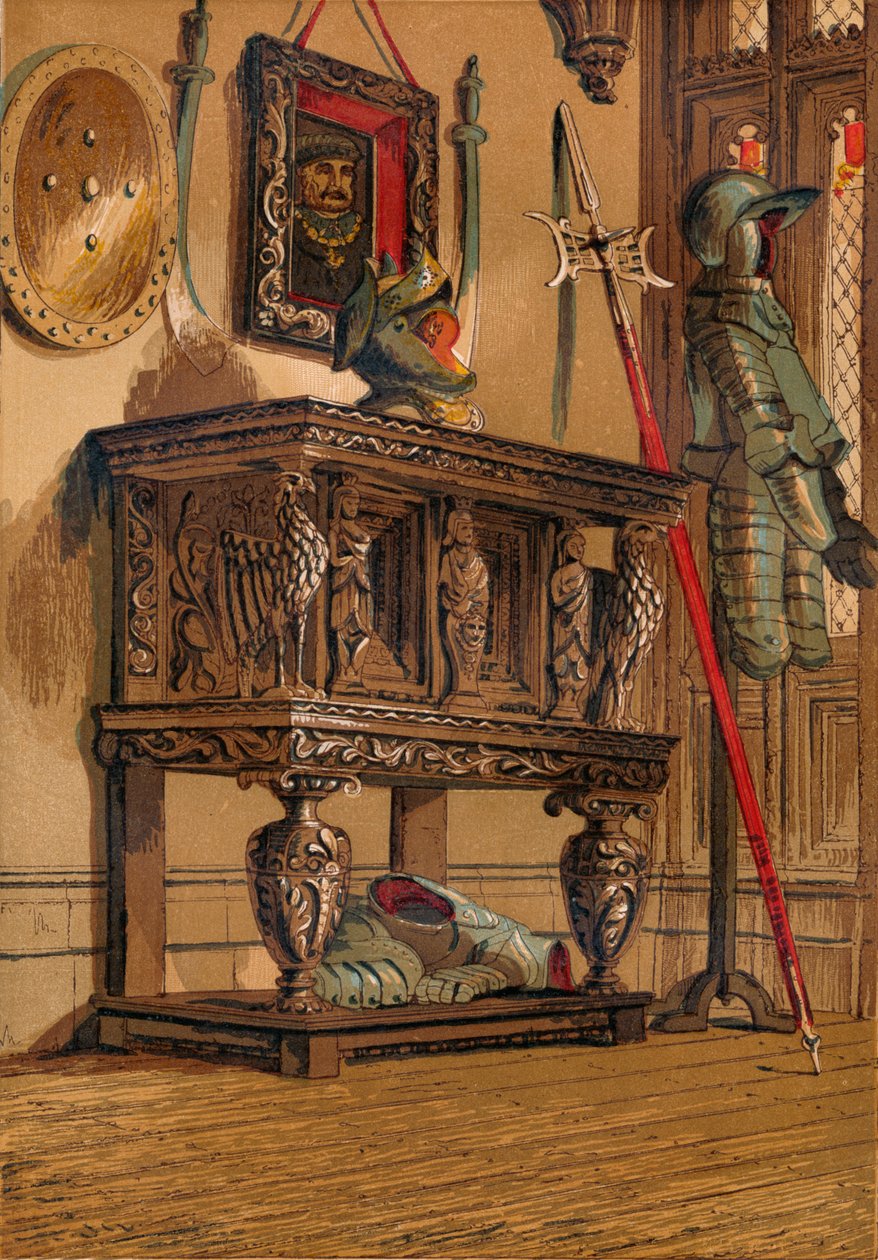 Elizabethan Sideboard or Court Cupboard by Unbekannt