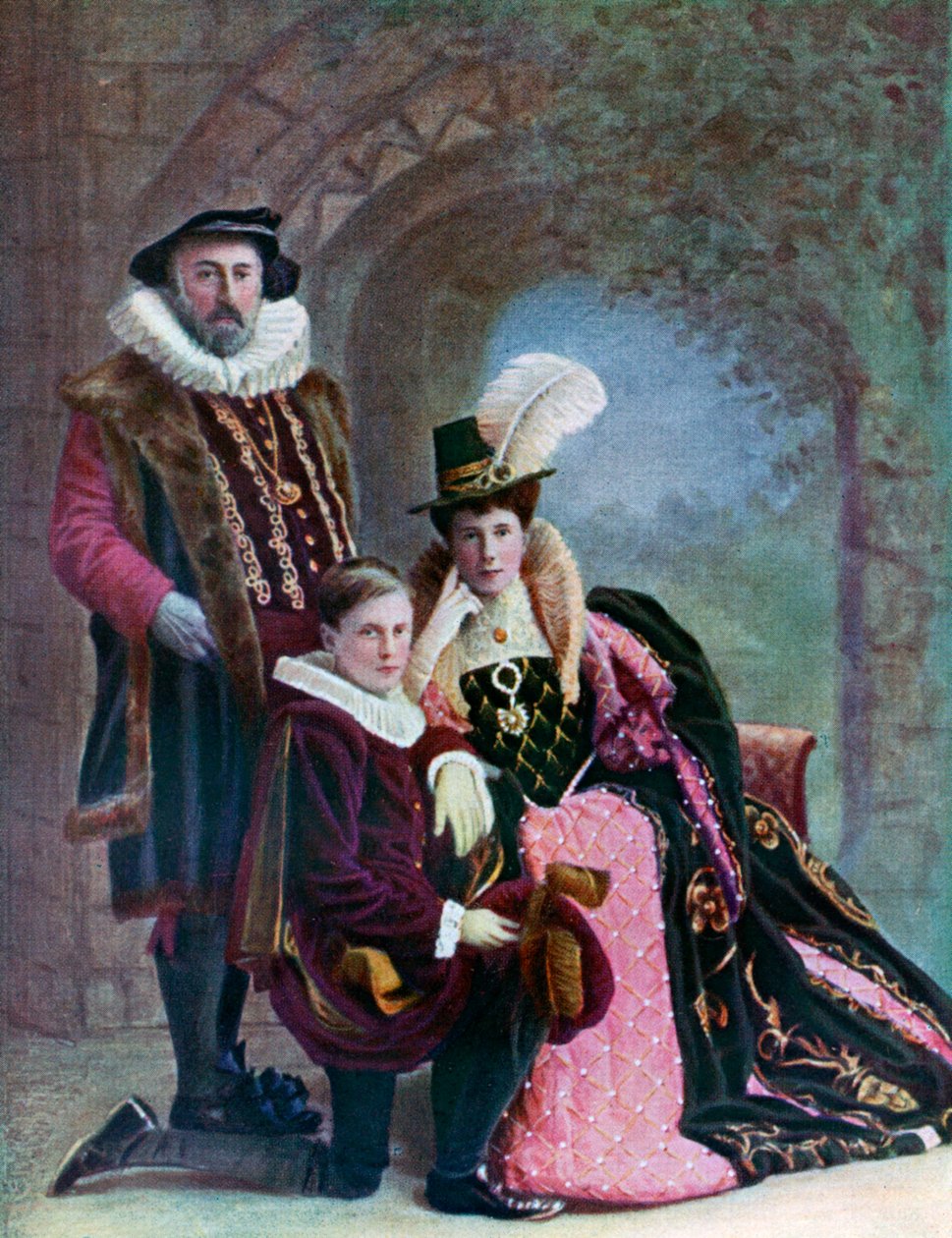 Elizabethan Costume, c1572, 1910 by Unbekannt