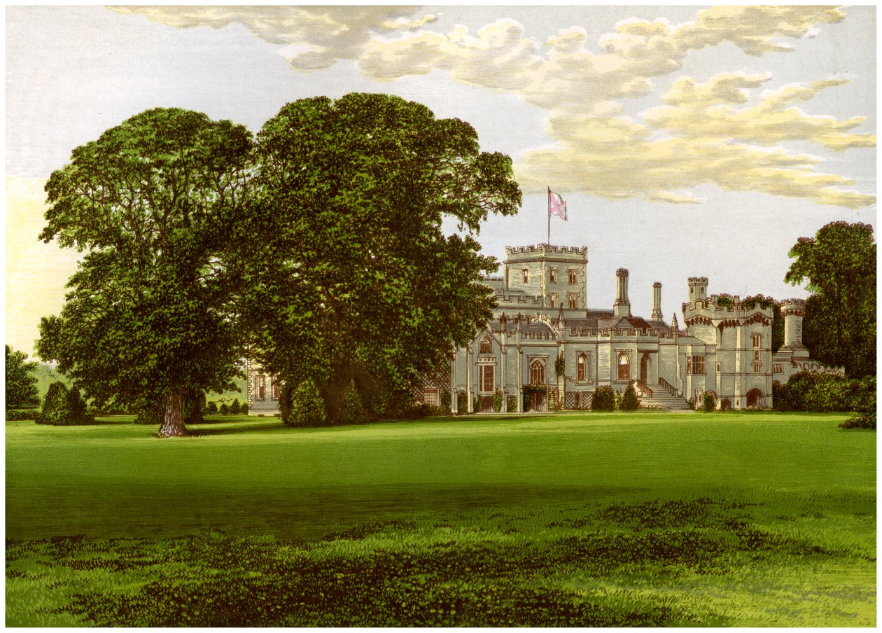 Elton Hall, Northamptonshire, home of the Earl of Carysfort, c. 1880 by Unbekannt