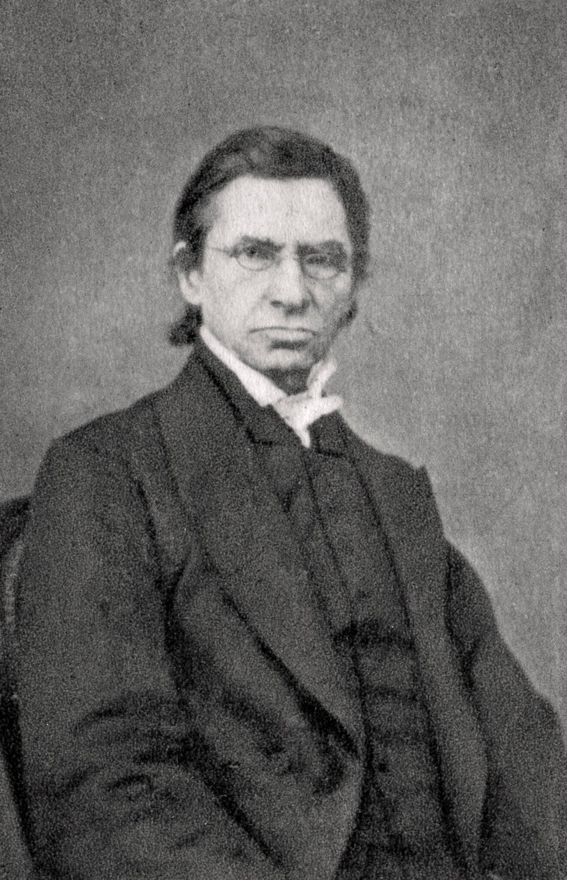 Emile Littre, French philosopher and lexicographer by Unbekannt