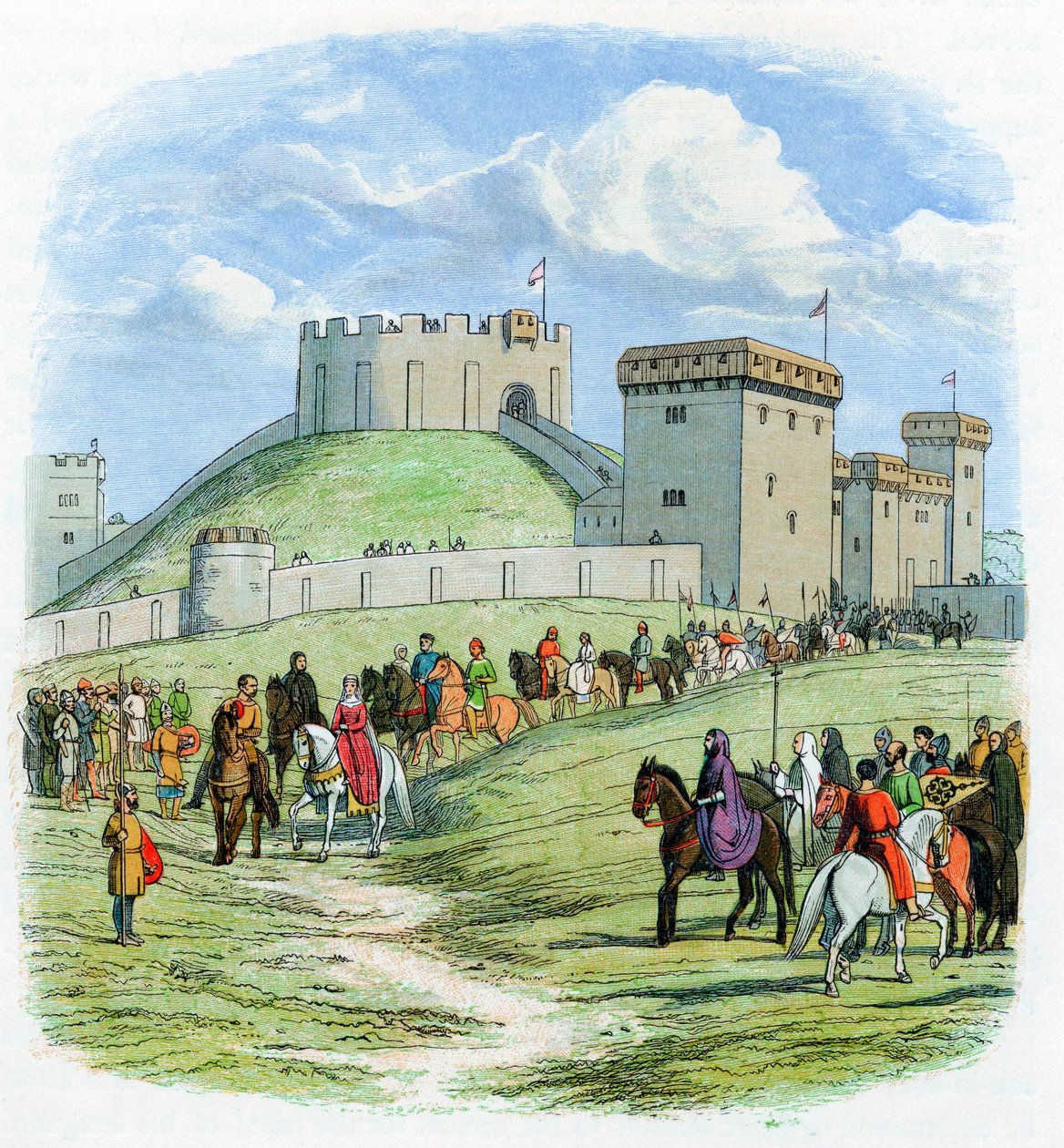 Empress Matilda, daughter and dispossessed heiress of Henry I of England, c1860 by Unbekannt