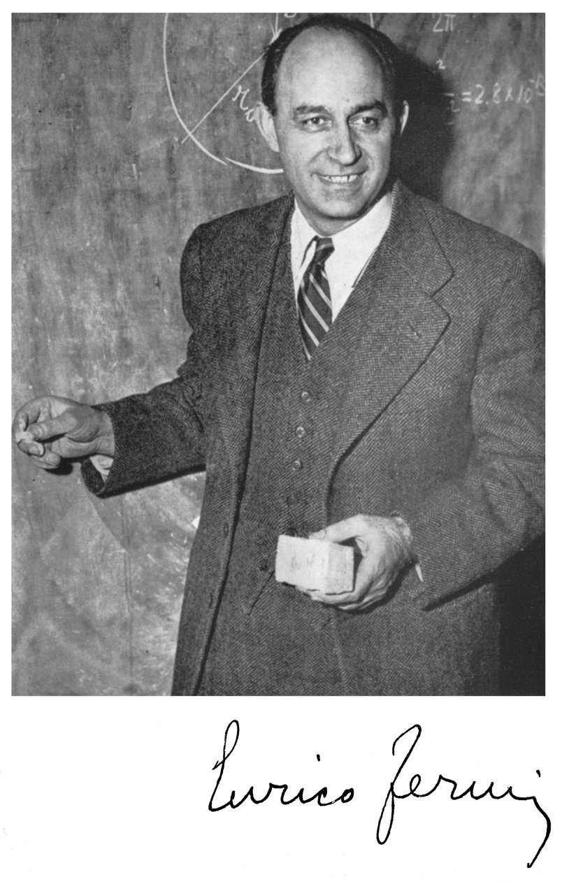Enrico Fermi, Italian-born American nuclear physicist by Unbekannt