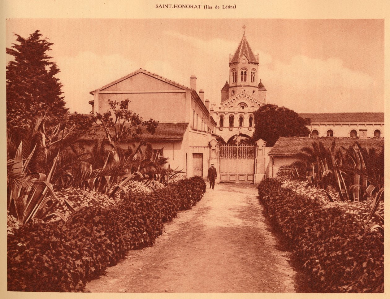 Entrance of the Monastery, Saint-Honorat by Unbekannt