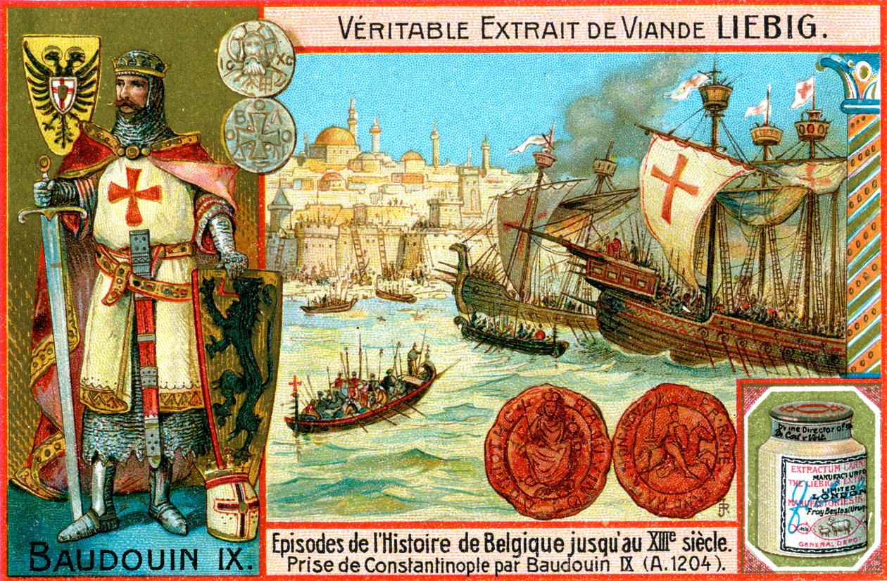 Episodes in the History of Belgium up until the 13th Century: Baldwin I of Constantinople by Unbekannt