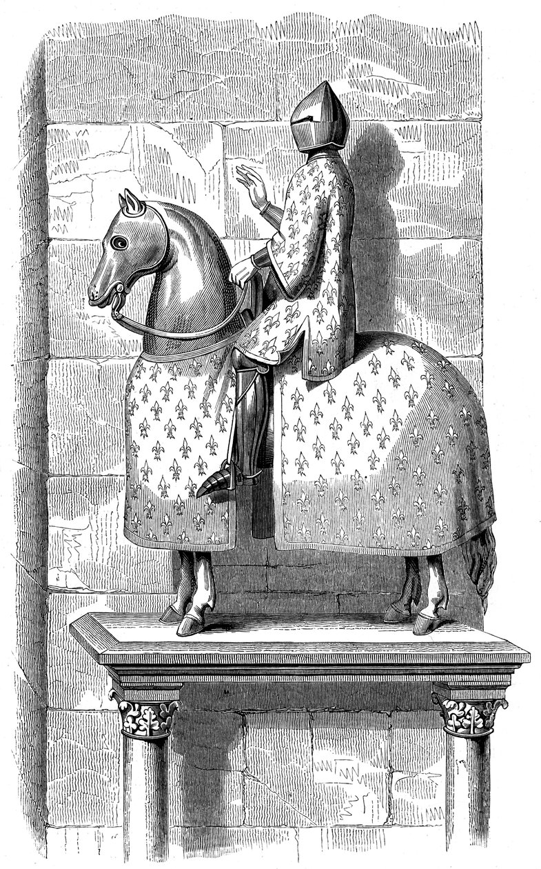Equestrian statue of King Philip le Bel by Unbekannt