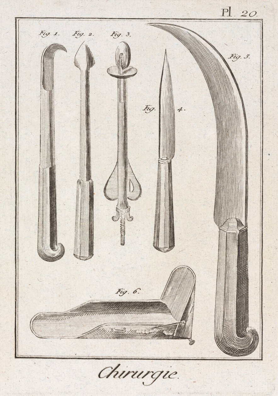 Early-Modern Surgical Knives by Unbekannt
