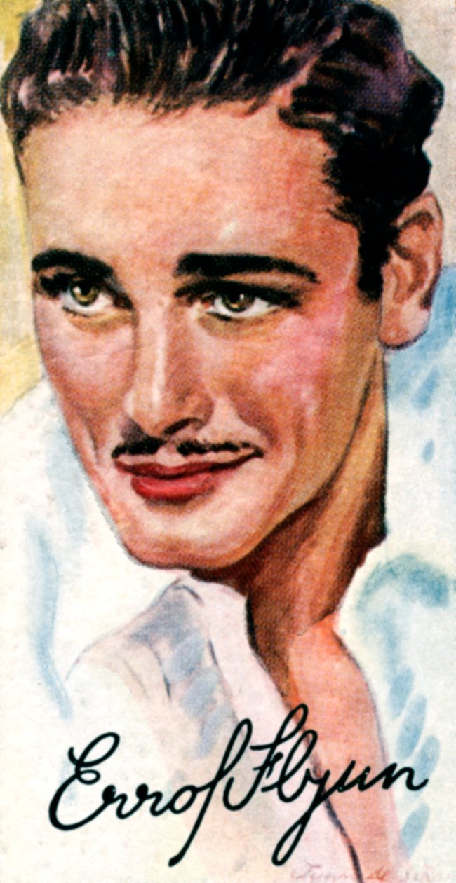 Errol Leslie Thomson Flynn, 1909-1959, Australian Film Actor, 20th Century by Unbekannt