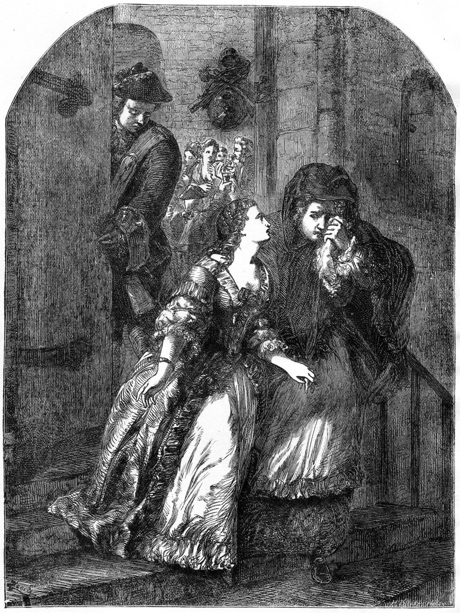 Escape of the Earl of Nithsdale from the Tower of London, 1716, 19th Century by Unbekannt