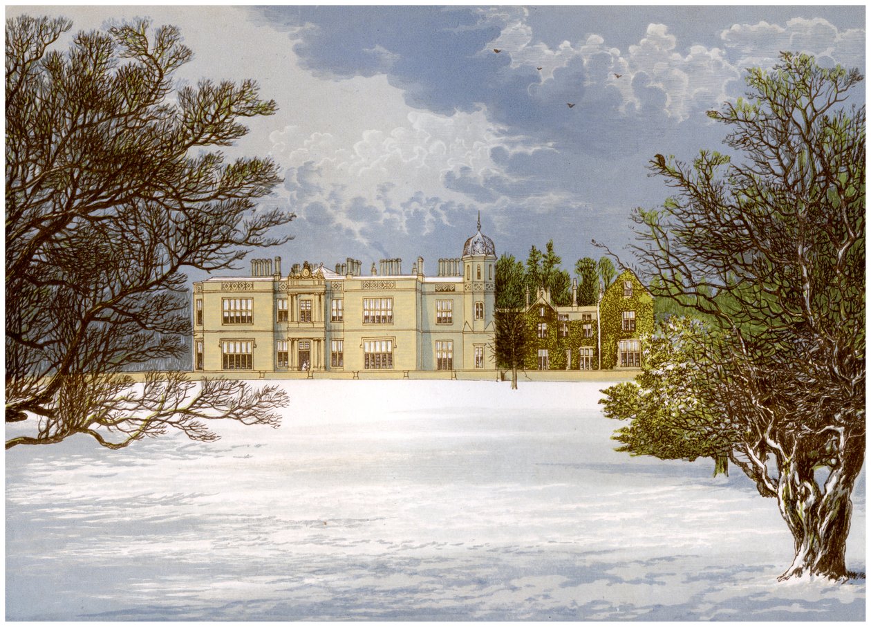 Eshton Hall, Yorkshire, home of Baronet Wilson, c1880 by Unbekannt