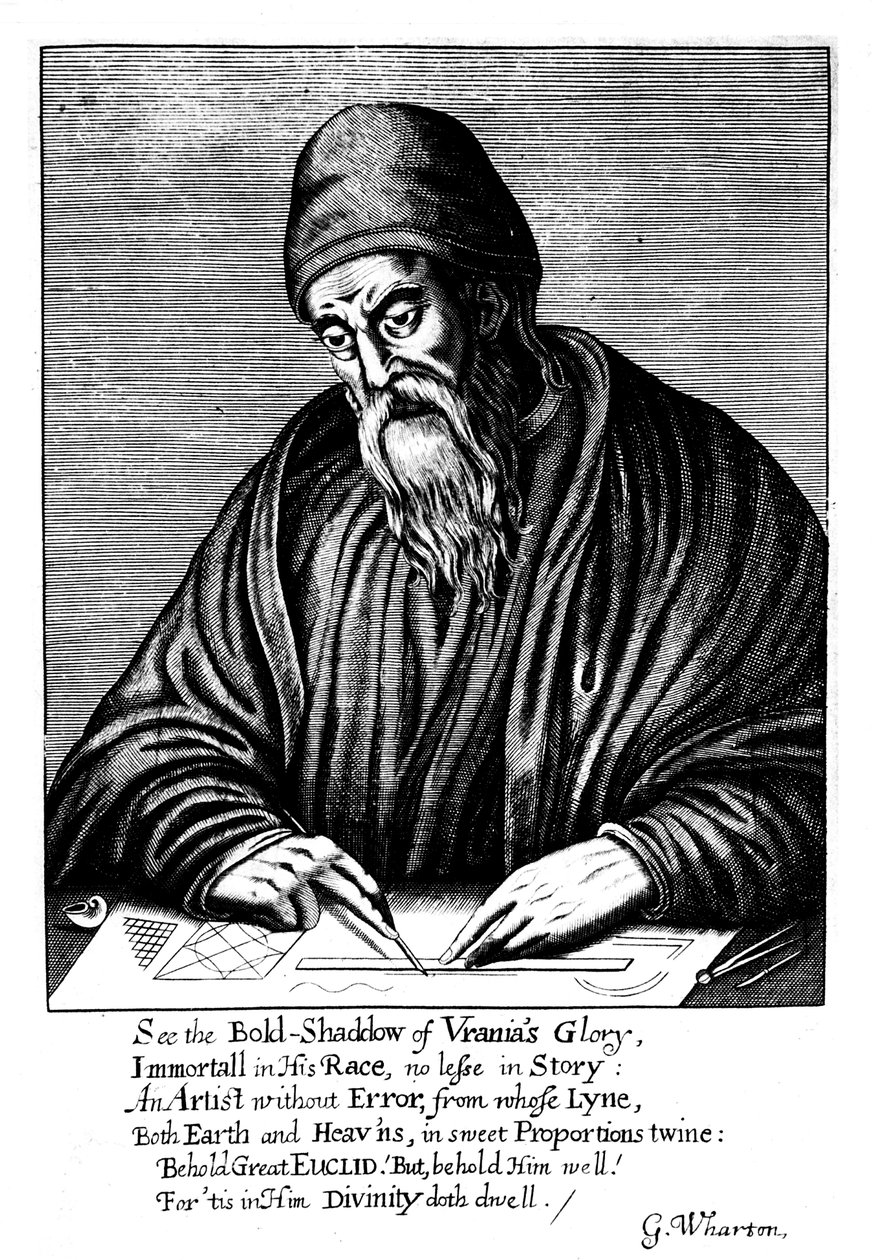 Euclid, Ancient Greek mathematician, 1661 by Unbekannt