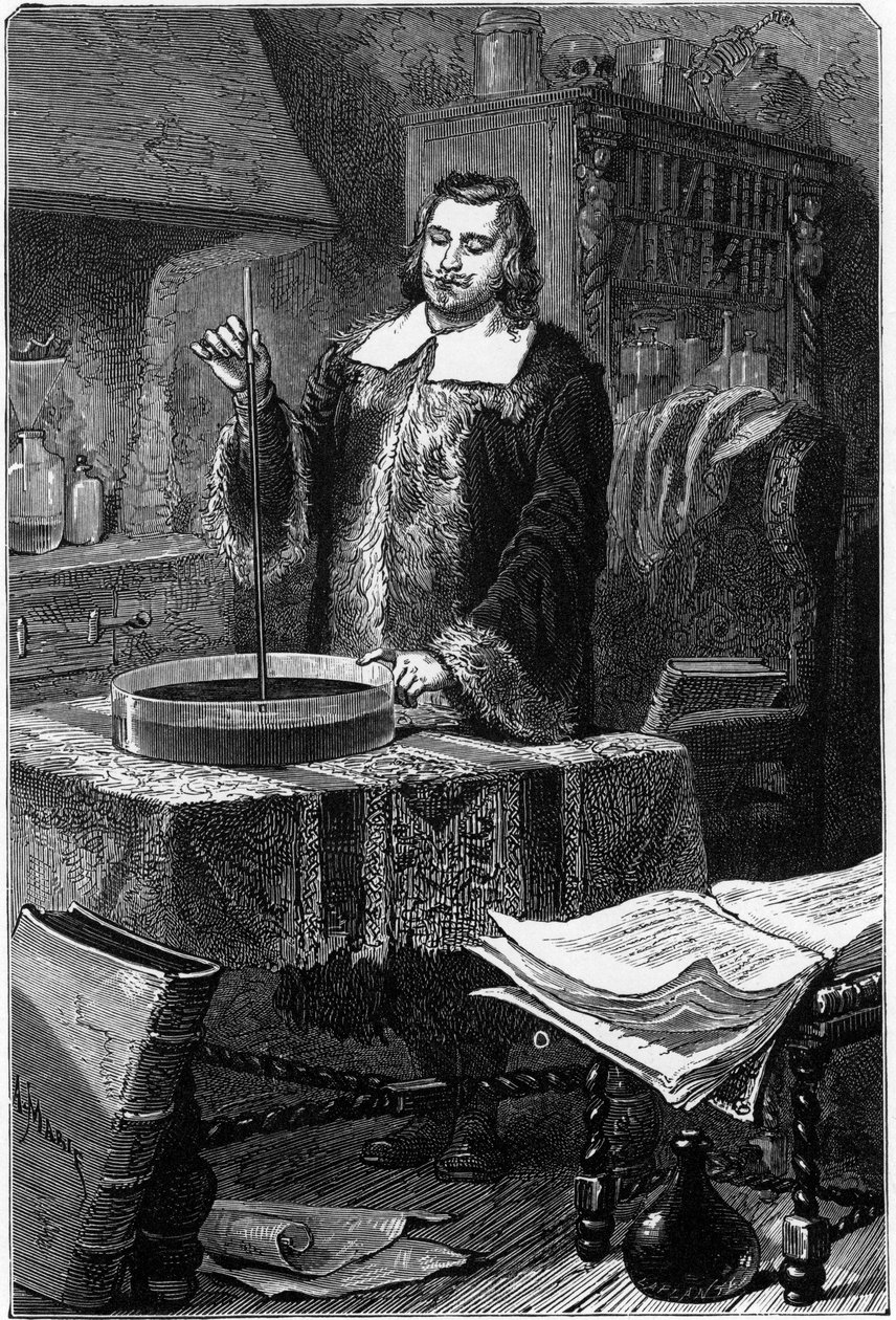 Evangelista Torricelli, Italian Physicist, Inventing the Mercury Barometer