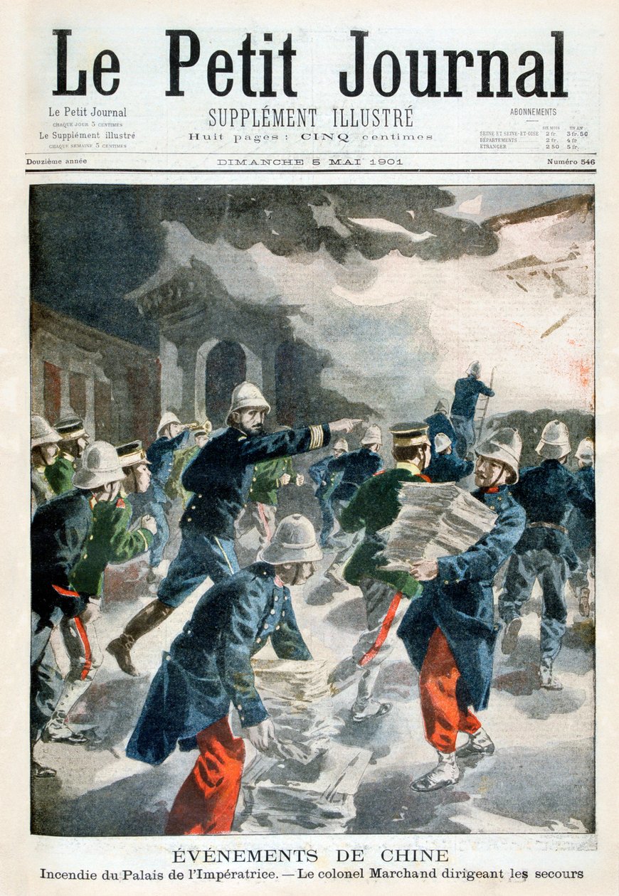 Events in China, incident at the Imperial Palace, 1901 by Unbekannt