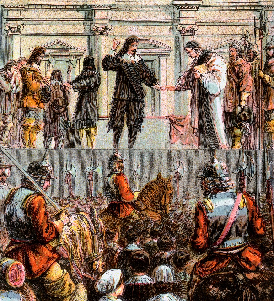 Execution Of Charles I by Unbekannt: Buy fine art print