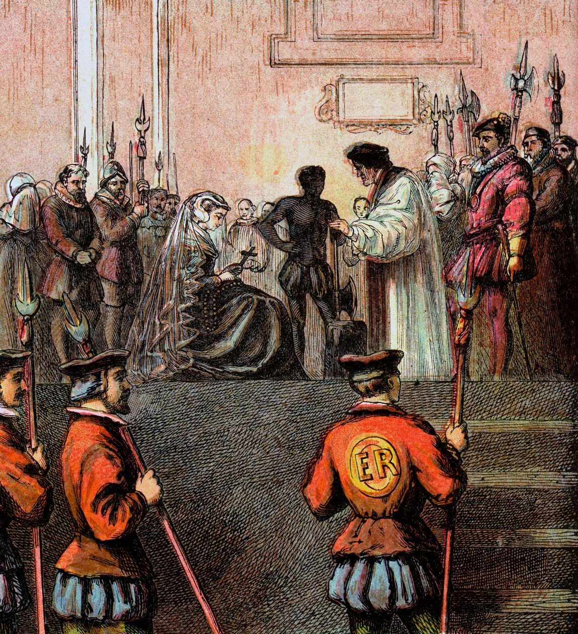 Execution of Mary, Queen of Scots, 1587, c. 1850 by Unbekannt