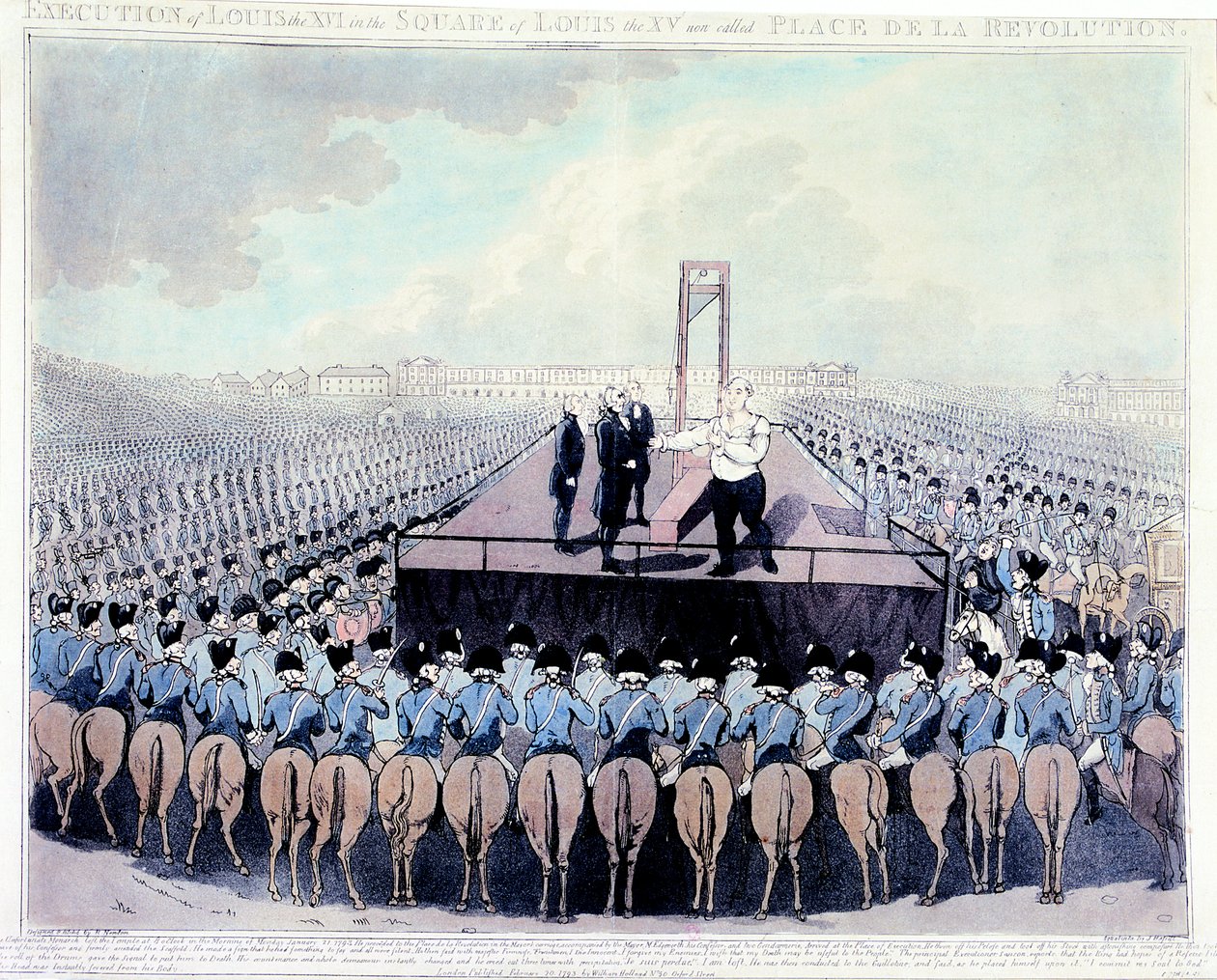Execution of Louis XVI by Unbekannt
